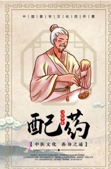 
                    中医步骤文化海报图片
