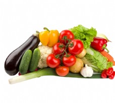健康饮食蔬菜堆图片
