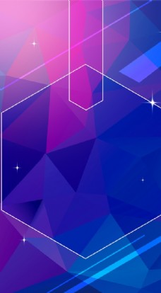 星空舞台背景紫色背景图图片
