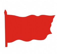 网页设计红旗旗帜图片