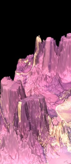 
                    粉色鎏金山体图片
