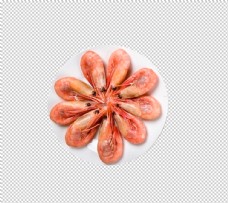 美食素材基围虾大虾美食食材海报素材图片