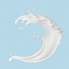 其他牛奶飞溅果汁背景海报素材图片
