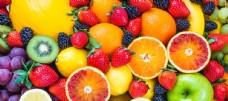 水果展板水果背景图片