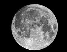 天空月球月亮图片